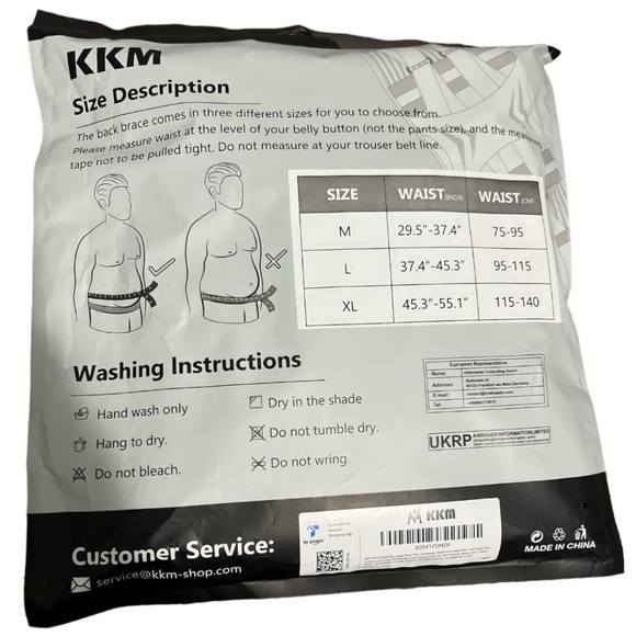 Back Brace for Lower Back Pain Relief with 7 Stays, Back Support Belt with Adjus - Picture 2 of 7